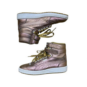 Puma Sky II Hi Holo High Tops Junior Kids Youth Sneakers Tennis Shoes Size 4.5